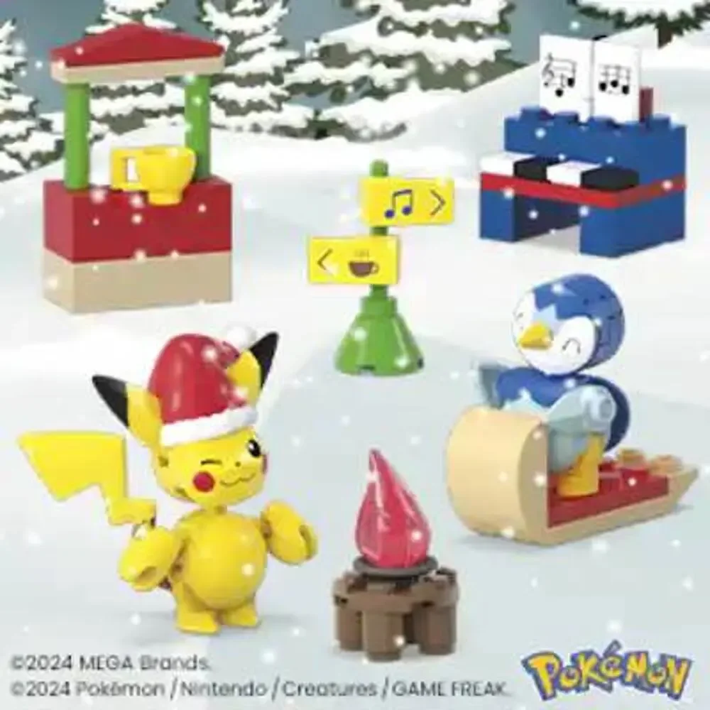 MEGA Pokémon Building Toy Set Holiday Advent Calendar 225pc Collectible 2021 NEW